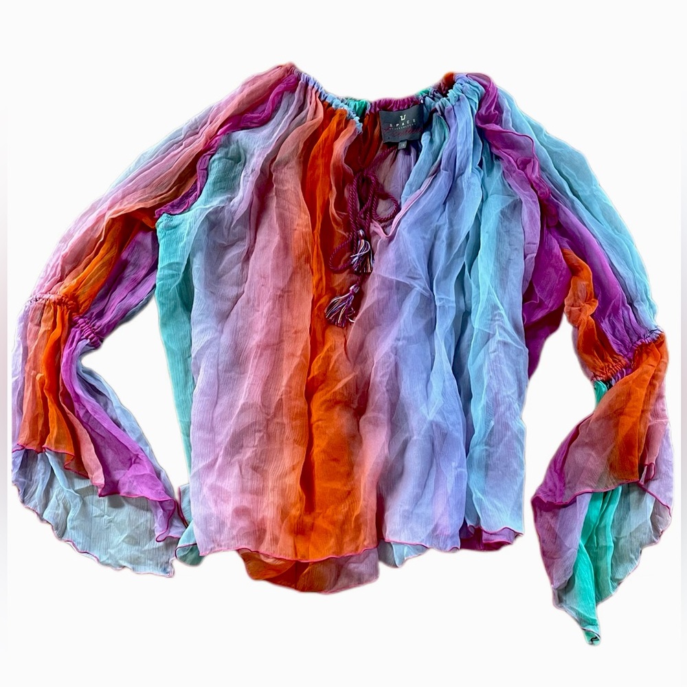 Space Couture 100% silk top